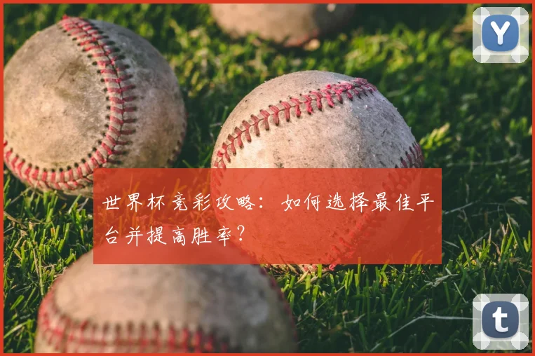世界杯竞彩攻略:如何选择最佳平台并提高胜率?